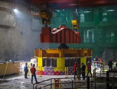 鋼絲繩電動葫蘆助力周寧抽水蓄能電站定子吊裝工程