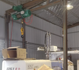 鋼絲繩電動葫蘆適合吊裝環保設備